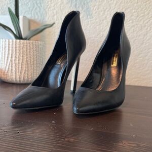 BCBG Elegant Black Stiletto Heels